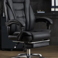 Leather Recliner Office Chair Comfort Bedroom Electric Massage Boss Gaming Chair Home Silla De Escritorio Office Furniture