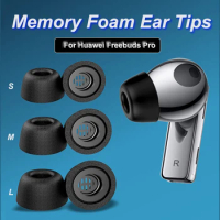 Memory Foam Ear Tips For Huawei Freebuds Pro Replacement Earbuds Tips Noise Reduction Ear Cushion Pads Anti Slip Earplugs Eartip