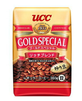 金時代書香咖啡 UCC 金質香醇咖啡豆 360g UCC-360GS-R