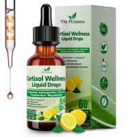 Cortisol Supplement Liquid Drops 17-in-1 Cortisol DetoxHormone Balanced for Women Mood Focus Sleep S