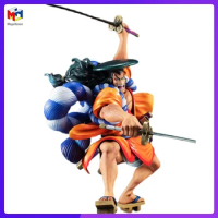 In Stock Megahouse POP Warriors Alliance ONE PIECE Kozuki Oden New Original Anime Figure Model Toy Action Figure Collection Doll