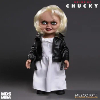 Original Mezco MDS Bride of Chucky Mezco Designer Series Mega Scale Talking Tiffany Action Figure Model Toys Gift In Stock