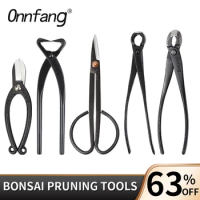 Onnfnag Profissional Root Cutter Bonsai Cutter Concave Edge Scissors Steel Bonsai Tools for Pruning Bonsai Tree Brunches Knots