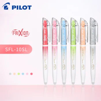 1pcs PILOT Soft Natural Series Frixion Friction Marker Highlighter SFL-10SL Oblique Head Student with A Key Marker