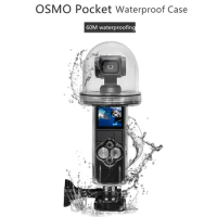 60M Waterproof Housing Case for DJI OSMO Pocket Case Diving Protective Shell for DJI OSMO Pocket Gimbal Camera Accessories