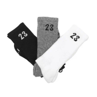 Nike 長襪 Jordan Essentials 黑 白 灰 速乾 加厚 喬丹 中筒襪 運動 籃球襪 三雙入 DA5718-911