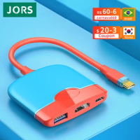 JORS USB C Type c to HDMI for Nintendo Switch Dock TV USB 3.0 HUB 4K Docking Station Adapter for MacBook Pro iPad Samsung S9