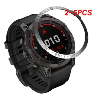 2~5PCS Metal Bezel Ring Time Frame Glass Screen Protector Cover ForGarmin Fenix 7 7X 7S 6X 5 Solar Sapphire Smart Watch