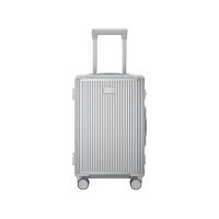 【小米】Xiaomi 鋁框旅行箱-26吋-銀色,26 型