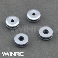 4pcs Rc Upgrade Parts VWINRC Metal Canopy Nut For Align Trex 450 Rc Helicopter 500-700 6CH 2.4G remote radio control heli toys