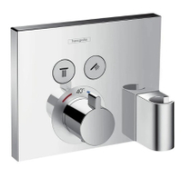 【麗室衛浴】德國HANSGROHE ShowerSelect 系列15765 高流量定溫 二路開關面板