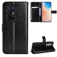 Fashion Wallet PU Leather Case Cover For VIVO X70 X70 Pro Plus Flip Protective Phone Back Shell Card Slot Holders VIVO X70 Pro+