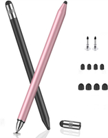 [4美國直購] MEKO 3合1 電容式 觸控筆 黑/玫瑰金 2入 適用於 蘋果 iPad iPhone 三星 平板 繪圖 含10筆頭
