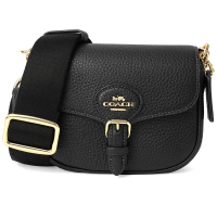蔻馳 - COACH Amelia 小號馬鞍包黑色 CP001IMBLK 1pc