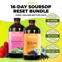 Serene Herbs 16 Day Soursop Reset Organic Herbal Detox Cortisol Bundle Gut Healthy Booster Immune S