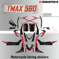 New sale For Yamaha TMAX 560 tmax560 Motorcycle 3D Gel Front Rear Fairing Stickers moto Whole Car fuel tank pad Decal Sticker