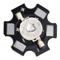 dearean 25PCS Durable 3W Power LED Chips Ultraviolet Chip Aluminium Base 3W LED Chips 395nm-400nm 25