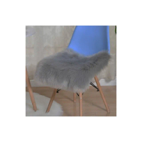【JEN】仿澳洲羊毛方形椅墊坐墊沙發墊地毯地墊50*50cm-灰色