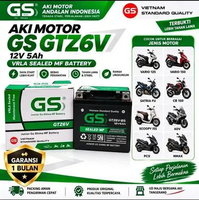 Aki motor Honda Scoopy Idling ISS GTZ6V GS GOSHIMA Hi spec aki kering