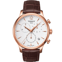 TISSOT 天梭 官方授權 Tradition系列永恆時尚計時腕錶(T0636173603700)42mm