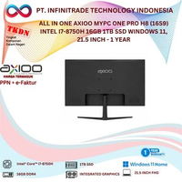 All IN ONE AXIOO MYPC ONE PRO H8 (16S9) INTEL i7-8750H 16GB 1TB SSD WINDOWS 11, 21.5 INCH - 1 YEAR