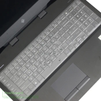 TPU Laptop Clear Keyboard Protector Skin Cover for HP OMEN 17 2019 17-cb002nt 17-cb0044tx 17-cb0006ng 17-cb series 17 17.3''