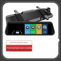 H600 9.66-inch IPS screen streaming media rearview mirror recorder