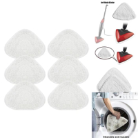 4PCS Steam Mop Pads For Vileda Ocedar Vacuum Cleaner Washable Reusable Triangle Mop Pad Cloth Cleaning Floor Tool Spare Parts