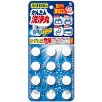 小禮堂 小林製藥 日製排水管除垢錠《藍.12錠入.66g.泡殼紙卡》