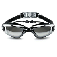 Professional Swimming Goggles Swim Glasses Electroplate Waterproof Silicone очки для плавания Adluts 4.8 105 Rev