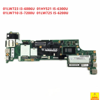 Used For Lenovo ThinkPad X270 Laptop Motherboard With 01LW729 01HY521 01LW710 01LW725 01LW724 DX270 NM-B061