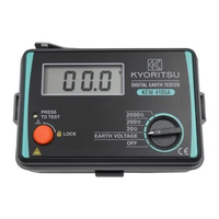 KYORITSU 4105A Digital Earth Resistance Tester KYORITSU KEW 4105A Digital Earth Tester Multimeter Resistance Meter