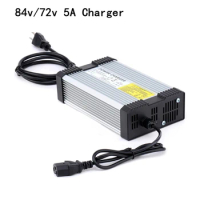 84V 5A Lithium Battery Charger for 72V 20S Lithium Battery Electric Motorcycle Ebikes Tools
