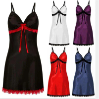 Đồ Lót Nơ Ren, Ngoại Cỡ Cho Nữ, Đồ Ngủ Babydoll, Váy Ngủ, Váy Ngủ Rực Rỡ