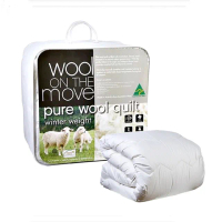 【澳洲Wool on the Move】國際羊毛局認證100%純羊毛被雙人加厚加重款3.8公斤(雙人標準6x7/冬被)
