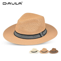 帽子女夏天遮陽帽戶外防曬大檐禮帽透氣海邊 寬沿太陽帽 男士草帽