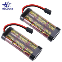 MELASTA 2Pcs 2/3A 7.2V 1600 6เซลล์ NIMH แบตเตอรี่ Pack พร้อม Traxxas Connector สำหรับ TRA2925 Series
