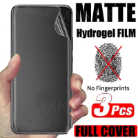 3Pcs Matte Hydrogel Film For VIVO IQOO 12 Pro Full Cover Soft TPU on the Screen Protector For VIVO IQOO12 Pro IQOO 12Pro noglass