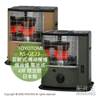 日本代購 空運 TOYOTOMI RS-GE23 反射式 煤油暖爐 4坪 限定款 日本製 煤油爐 電池式 免插電 露營