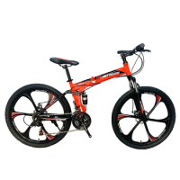 Factory cheap price 26" 29 inch 21 speed full suspension frame adult bicycle folding mountain bike mtb cycle for man