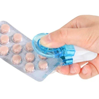 1PC Portable Pill Taker Medicine Storage Box Anti Pollution Pill Tablet Crusher for Personal Health Care