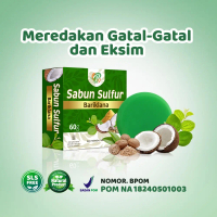 Sabun Sulfur Sabun Gatal Eksim Scabies Panu Kadas Kurap dan Masalah Kulit Lainnya - 60gr