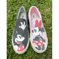 🌟正版公司貨🌟2021新款 Disney Mickey Mouse 迪士尼 米奇 米妮 帆布鞋 休閒鞋 台灣製造