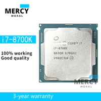 Original i7 8700K for Intel Core I7-8700K 3.7GHz six-core 12-thread CPU Processor 12M 95W LGA 1151 1-day shipping i78700K