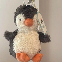 UK Jellyca Nip Same Style Jelly Peanut Penguin Bag Pendant Plush Toy Gift Keychain