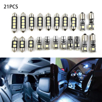 Kit Lampu LED Dalaman Kereta Premium untuk Siri 5/M5 E60 E61 (2004–2010), 21 keping