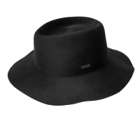 【KANGOL】BARCLAY 長沿紳士帽(黑色)