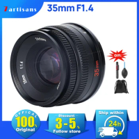 7artisans 35mm F1.4 Mark II Camera Lens APS-C Prime for Sony E A6600 6500 Fuji XF Canon EOS-M M50 Micro 4/3 Nikon Z Mount
