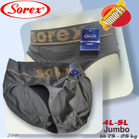 SM259 (2-6 Pcs) Sorex Seamless Celana Dalam Pria Dewasa Jumbo, Cd Cowok Jumbo Sorex All Size (Bb 70-