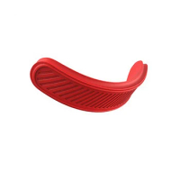 For Apple AirPods Max Silicone Headband Cover Washable Cushion Case Multifunction Protective Cover,Red